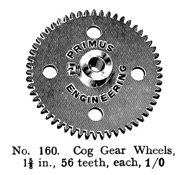 Cog Gear Wheel:Primus Part No. 170