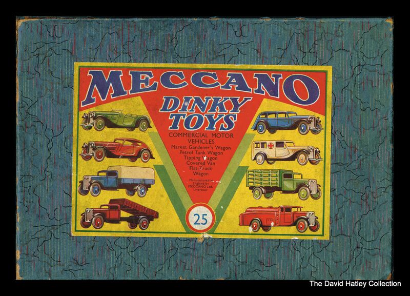 File:Commercial Motor Vehicles set, box lid (Dinky Toys 25).jpg