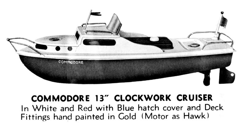 File:Commodore Cabin Cruiser, 13-inch, red and white, clockwork, Sutcliffe Toys (SutCat 1978).jpg