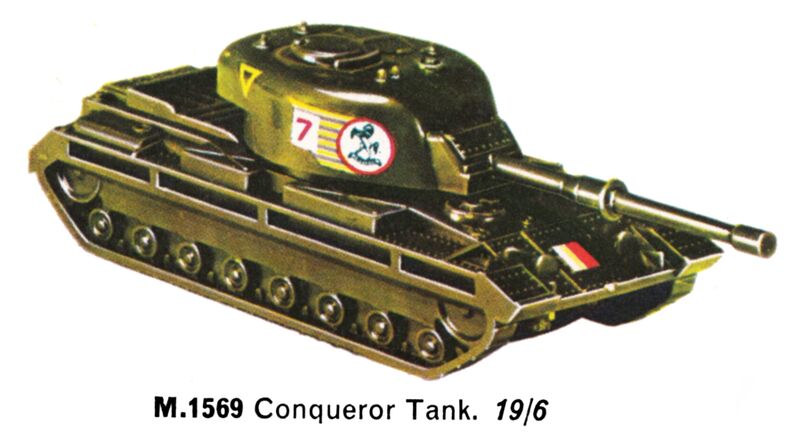 File:Conqueror Tank, Minic Motorways M1569 (TriangRailways 1964).jpg