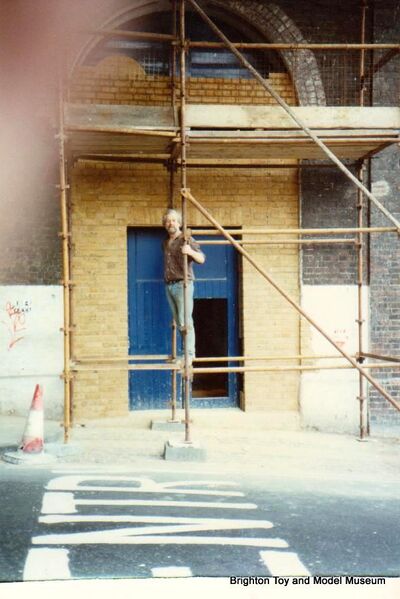 File:Construction of Brighton Toy and Model Museum, exterior rebricking (1991).jpg
