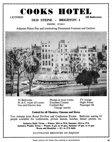 File:Cooks Hotel, Old Steine, Brighton (BHOG ~1961).jpg