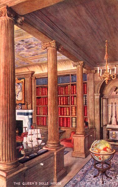 File:Corner of the Library, The Queens Dolls House postcards (Raphael Tuck 4501-8).jpg
