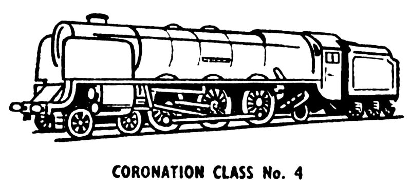 File:Coronation Class locomotive, lineart (Kitmaster No4).jpg