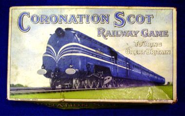 Coronation Scot Railway Game - lid