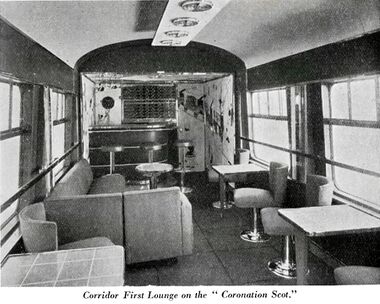 Corridor First Lounge, Coronation Scot "US tour" train