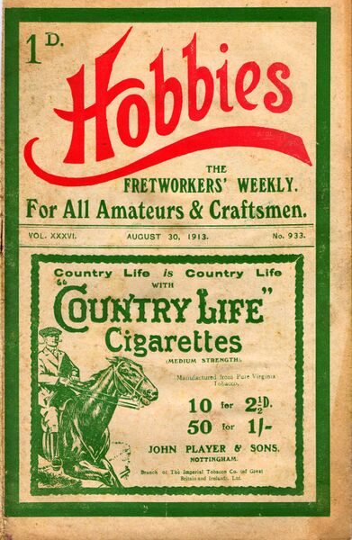 File:Country Life Cigarettes, Hobbies no933 (HW 1913-08-30).jpg