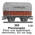 Covered Wagon - Planewagen, Märklin 363 (MarklinCat 1939).jpg