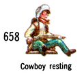 Cowboy Resting, Britains Swoppets 658 (Britains 1967).jpg