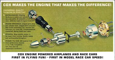 1965: "Cox Makes the Engine that Makes the Difference"