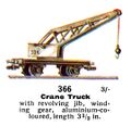 Crane Truck, 00 gauge, Märklin 366 (Marklin00CatGB 1937).jpg