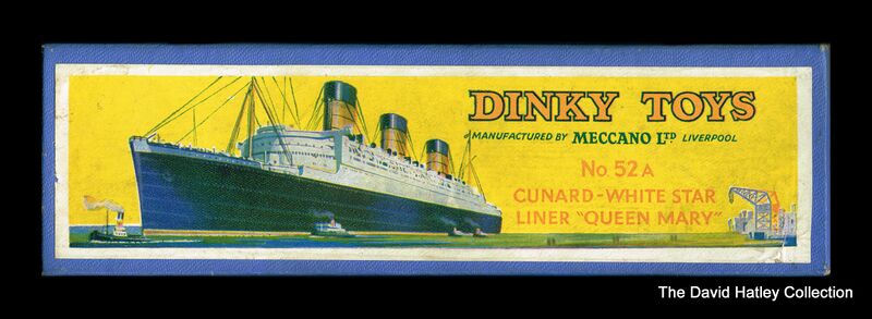 File:Cunard White Star Liner Queen Mary, box lid (Dinky Toys No52a).jpg