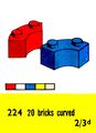 Curved Bricks, Lego Set 224 (LegoCat ~1960).jpg