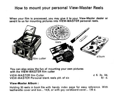 ~1964: "How to Mount your Personal View-Master Reels"
