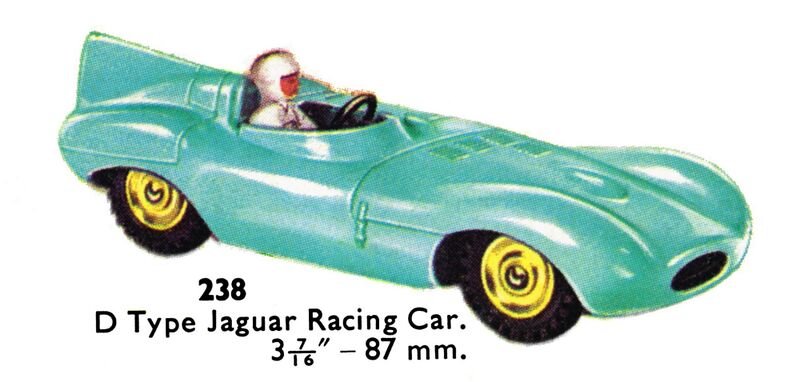 File:D-Type Jaguar Racing Car, Dinky Toys 238 (DinkyCat 1963).jpg