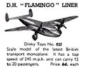 DH Flamingo Liner, Dinky Toys 62f (MeccanoCat 1939-40).jpg