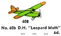 DH Leopard Moth aeroplane, Dinky Toys 60b (1935 BoHTMP).jpg