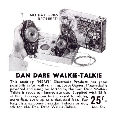 Dan Dare Walkie-Talkie, Merit, 1955