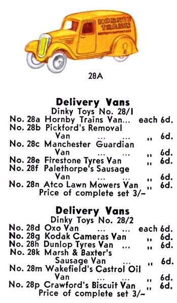 File:Delivery Vans sets, Dinky Toys 28-1 28-2 (1935 BoHTMP).jpg