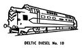 Deltic Diesel locomotive, lineart (Kitmaster No10).jpg
