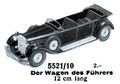 Der Wagen des Führers - Mercedes-Benz W150, Märklin 5521-10 (MarklinCat 1939).jpg