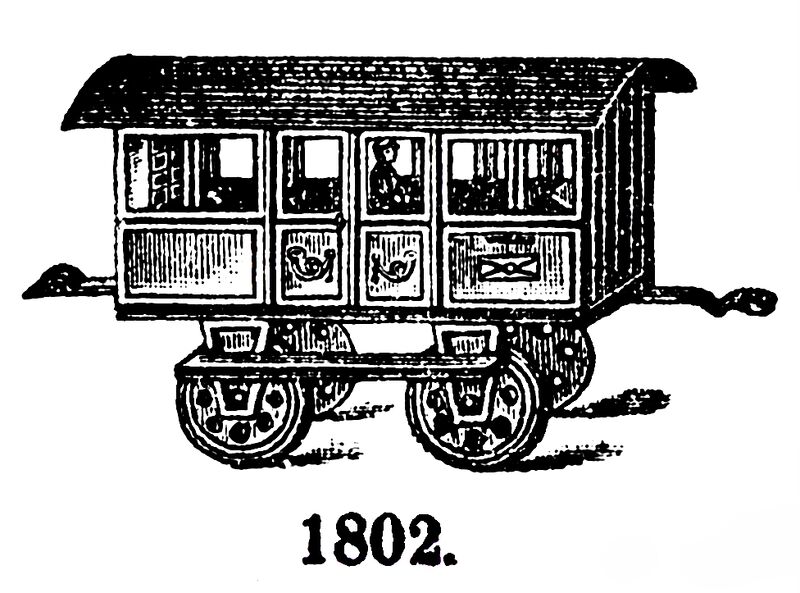 File:Deutsche Reichspost Postwagen - Mail Car, Märklin 1802 (MarklinSFE 1900s).jpg