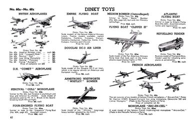 Dinky Aircraft range, 1939-40 (page 1 of 3)