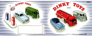 1954: French Dinky Toys catalogue, front and back covers