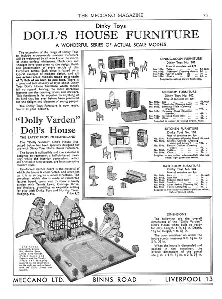 File:Dinky Toys Dolls House Furniture, and Dolly Varden dollhouse (MM 1936-10).jpg