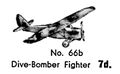 Dive-Bomber Fighter, camouflaged, Dinky Toys 66b (MM 1940-07).jpg
