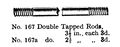Double-Tapped Rods, Primus Part No 167 167a (PrimusCat 1923-12).jpg