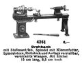 Drehbank - Lathe, Märklin 4261 (MarklinCat 1932).jpg