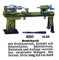 Drehbank - Lathe, Märklin 4261 (MarklinCat 1939).jpg
