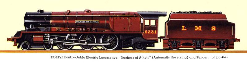 File:Duchess of Atholl 6231, Hornby Dublo loco EDLT2 (HBoT 1939).jpg