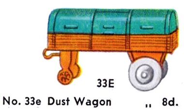 1935: Dinky 33e Dust Wagon for Mechanical Horse