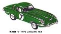 E-Type Jaguar, Minic Motorways M1559 (TriangRailways 1964).jpg