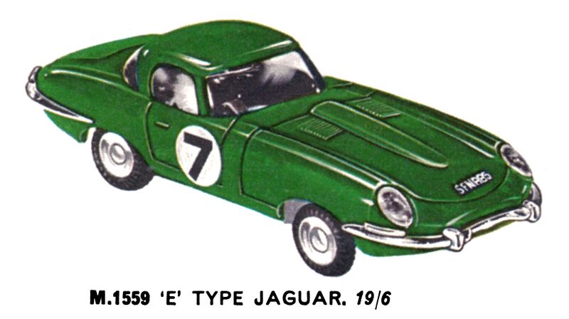 File:E-Type Jaguar, Minic Motorways M1559 (TriangRailways 1964).jpg