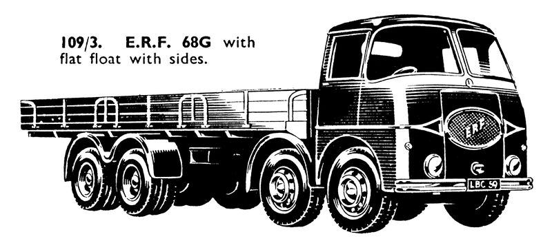 File:ERF 68G, with flat float with sides, Spot-On Models 109-3 (SpotOn 1959).jpg