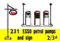 ESSO Petrol Pumps, Lego Set 231 (LegoCat ~1960).jpg