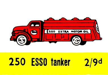 ~1960: Lego 1:87 Esso Tanker