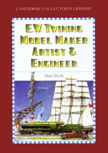 Front cover of "E.W.Twining..." ISBN 1843061430 , featuring artwork from the cover of a Twining Models brochure