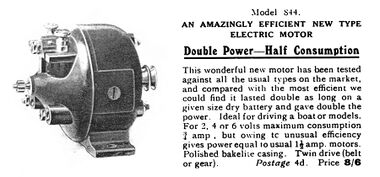Bowman Model 844 Electric Motor