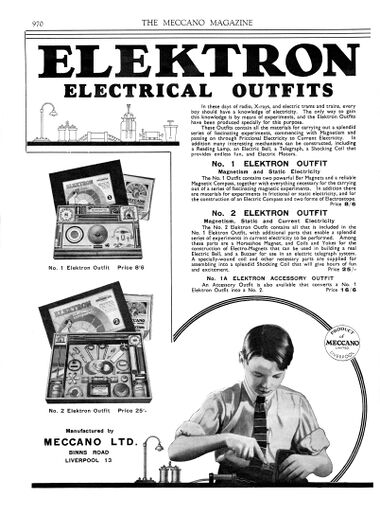 Elektron Electrical Outfits