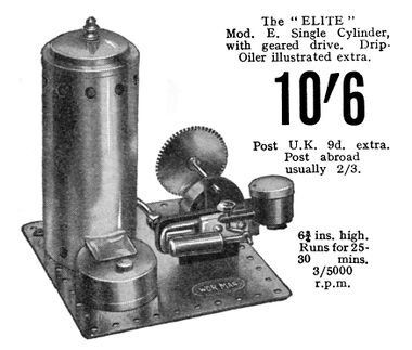 1927: Wormar Model E "Elite" stationary steam engine