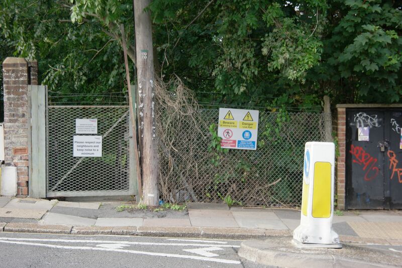 File:Entrance gate for Preston Park Works (Brighton 2018).jpg