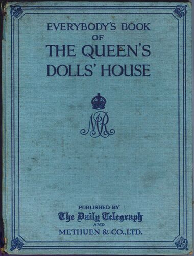 Hardback cover: Everybody's book of the Queen's Dolls' House (1924)