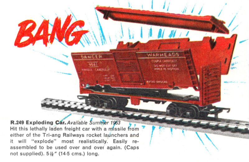 File:Exploding Car R249, Triang Railways (TRCat 1963).jpg