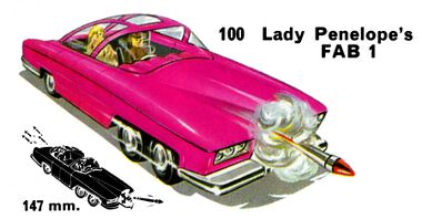 Dinky 100: Lady Penelope's FAB 1 car