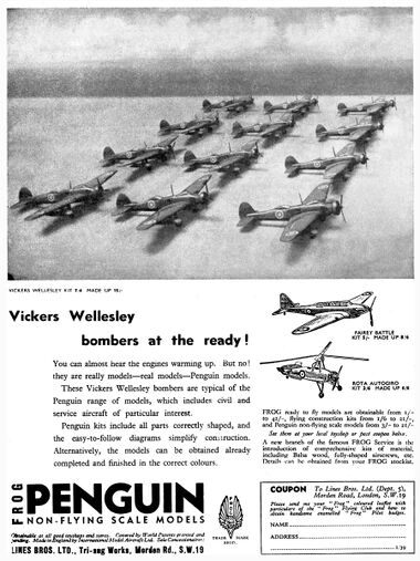 February 1939: Vickers Wellesley kit