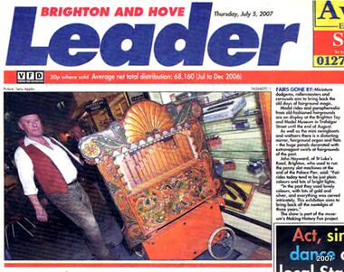 2007: "Fairs Gone By" Brighton and Hove Leader, 5th July